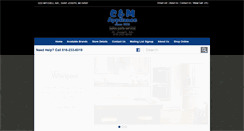 Desktop Screenshot of candmappliance.com